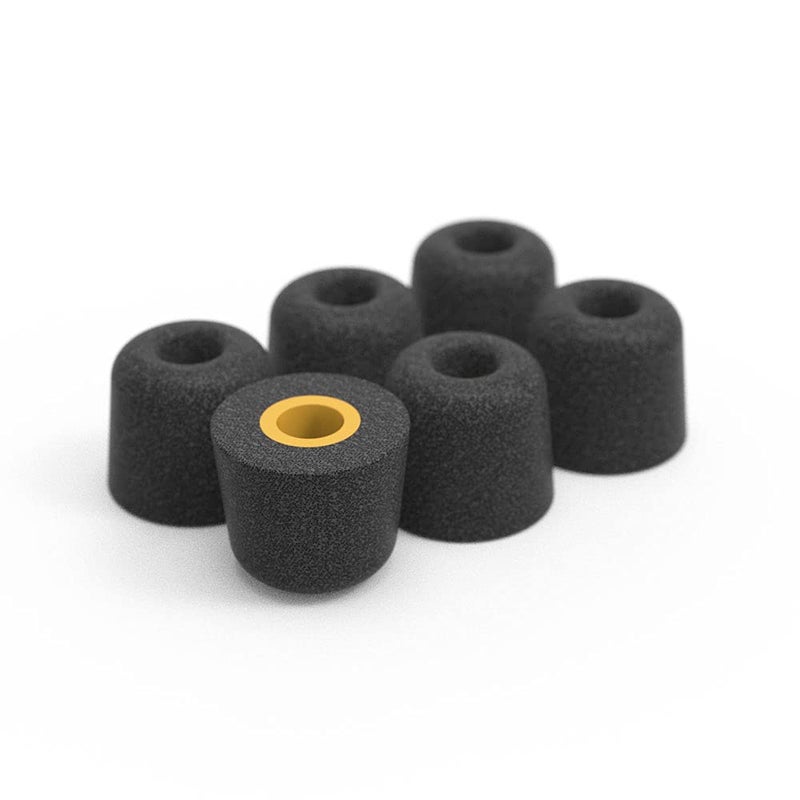 Flare Audio - Memory Foam Earbud Tips, Universal Replacement Foam Tips for Ear Plugs, Compatible with Flares Jet earphones and earHD, Medium, 3 Pairs - Image 1